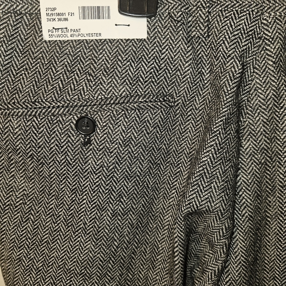 Paisley & Gray Mens Slim Fit Slacks Size 36/32 - Picture 8 of 13